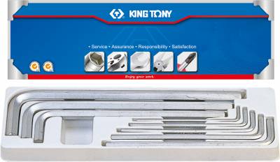 Thermogevormde set met extra lange zeskant inbussleutels metrisch - 8 dlg - Thermogevormde set met extra lange zeskant inbussleutels metrisch - 8 dlg -