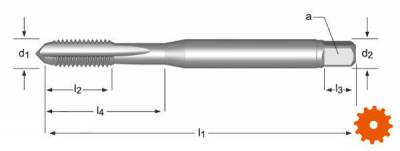 Machinetap E225 HSCo 1/4