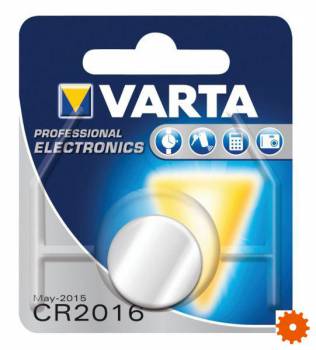 Batterij CR 2016 Varta -  