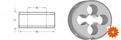 Snijplaten metrisch F100 HSS Dormer -  